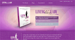 Desktop Screenshot of livinglikealady.com